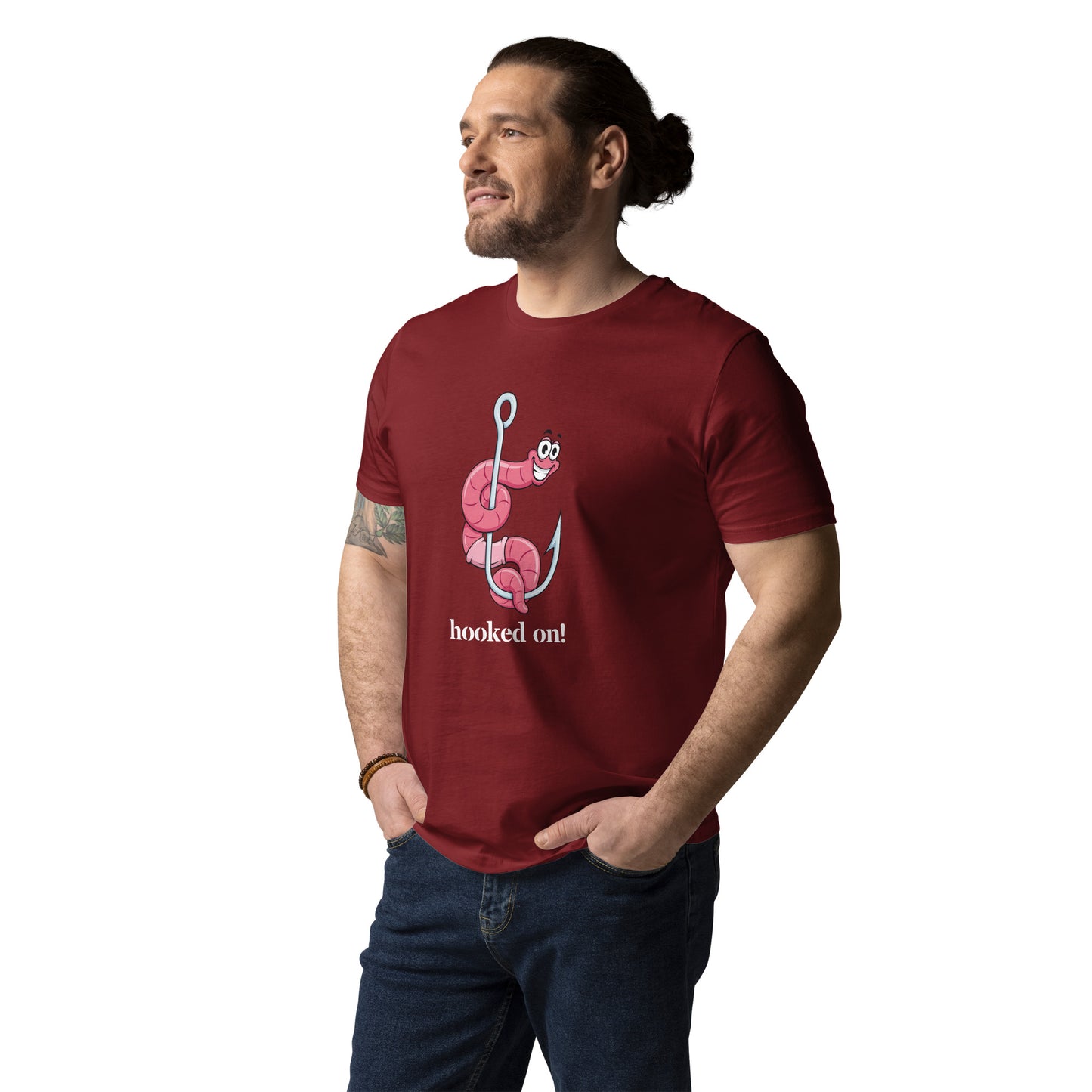 Hooked On! Unisex organic cotton t-shirt - HobbyMeFree