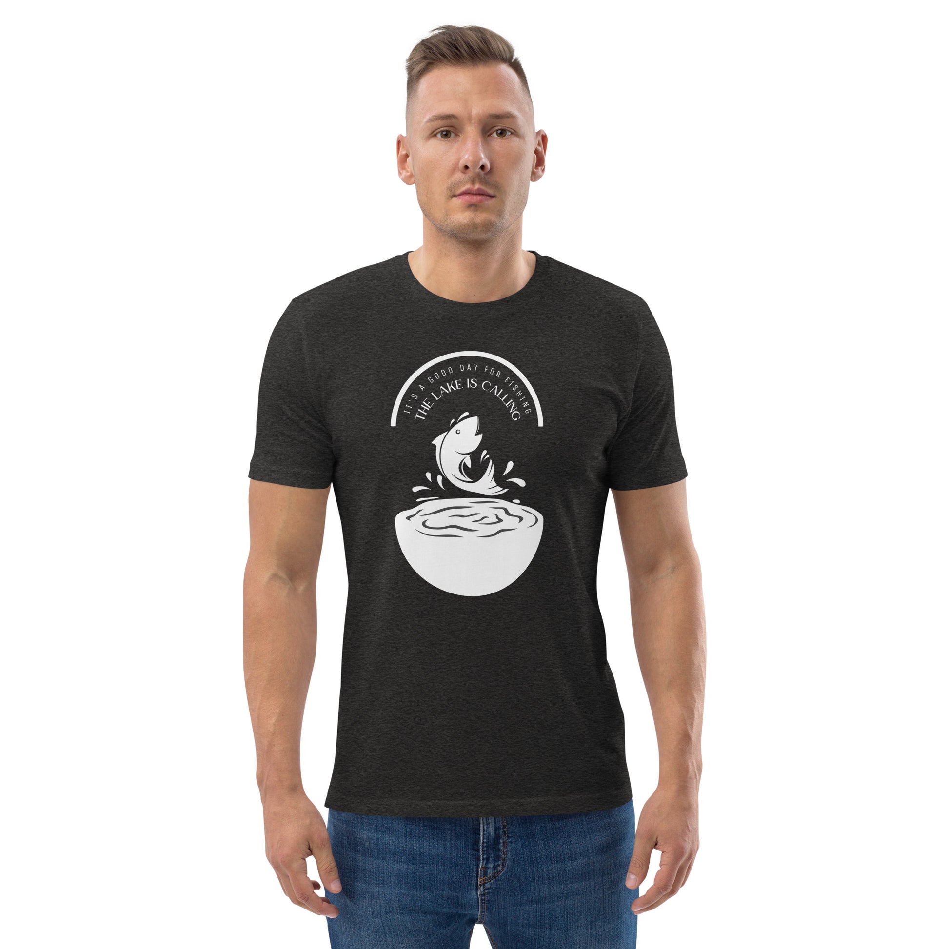 The lake is calling Unisex organic cotton t-shirt - HobbyMeFree