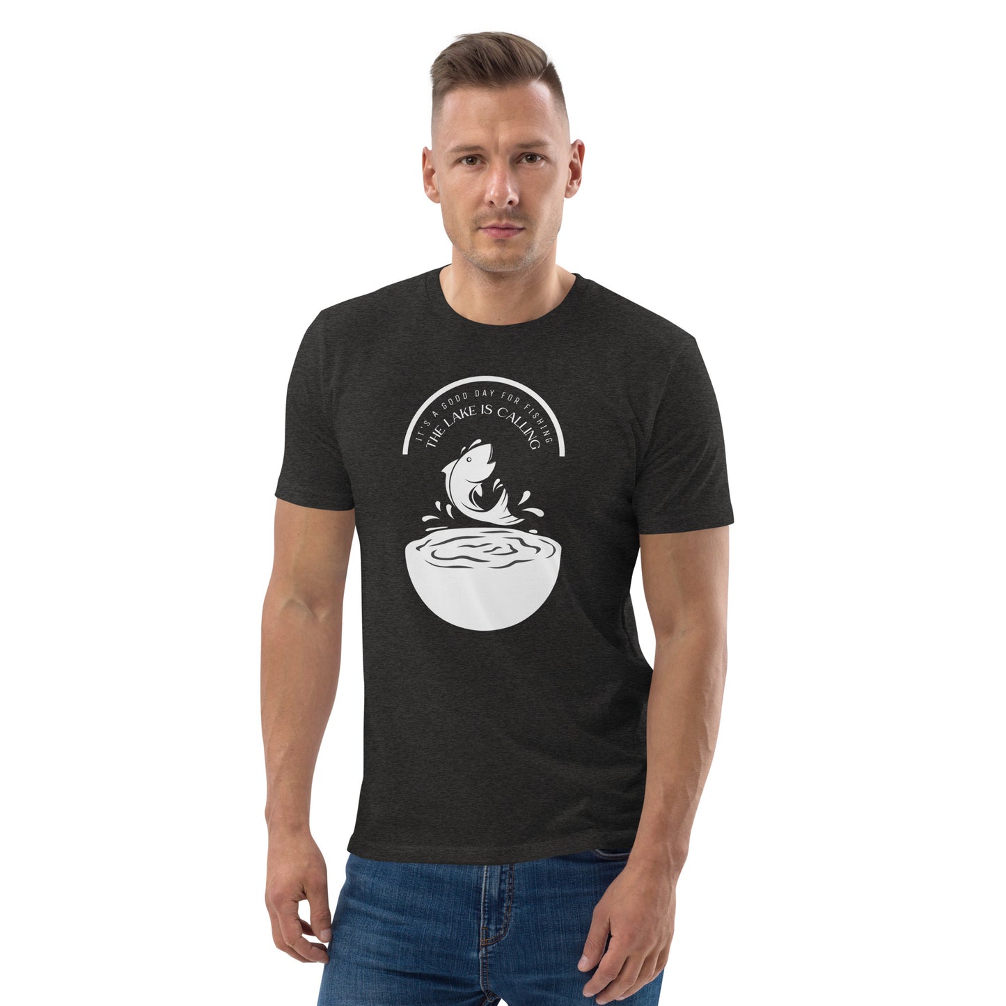 The lake is calling Unisex organic cotton t-shirt - HobbyMeFree