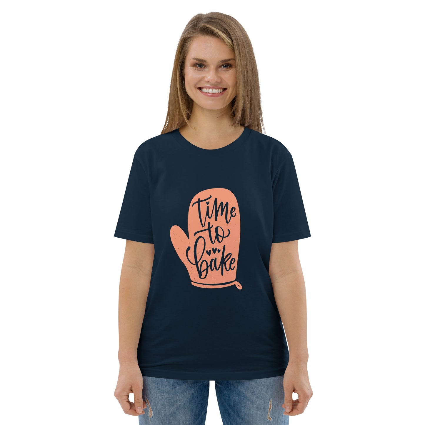 Time to Bake - Unisex organic cotton t-shirt - HobbyMeFree