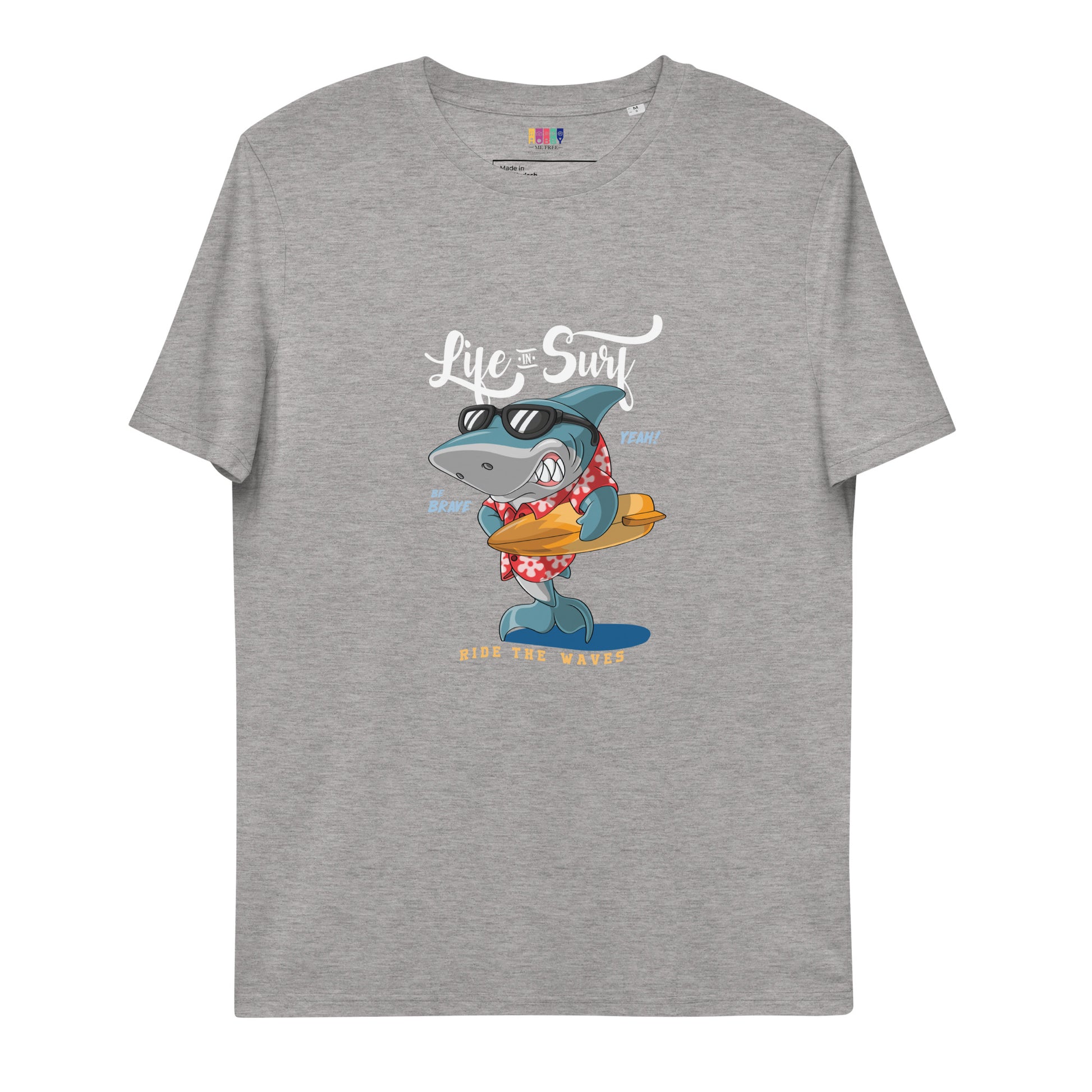 Surfer Love - Unisex organic cotton t-shirt - HobbyMeFree