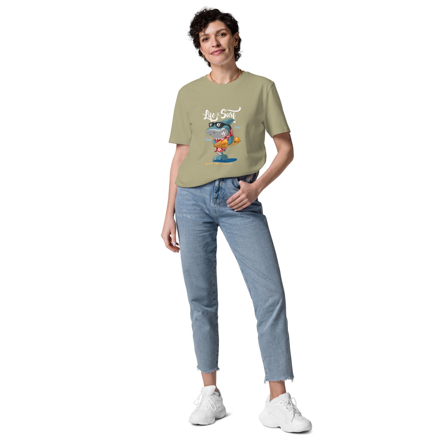 Surfer Love - Unisex organic cotton t-shirt - HobbyMeFree