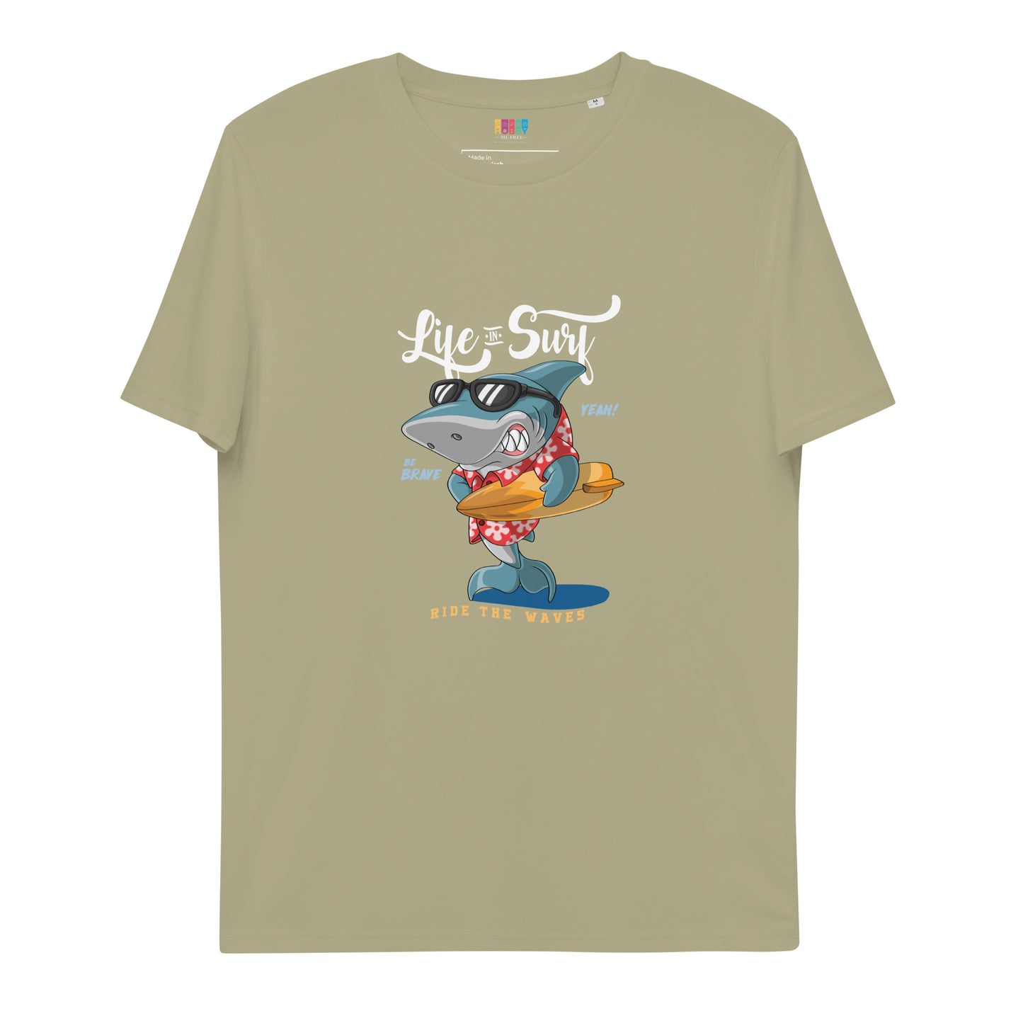 Surfer Love - Unisex organic cotton t-shirt - HobbyMeFree