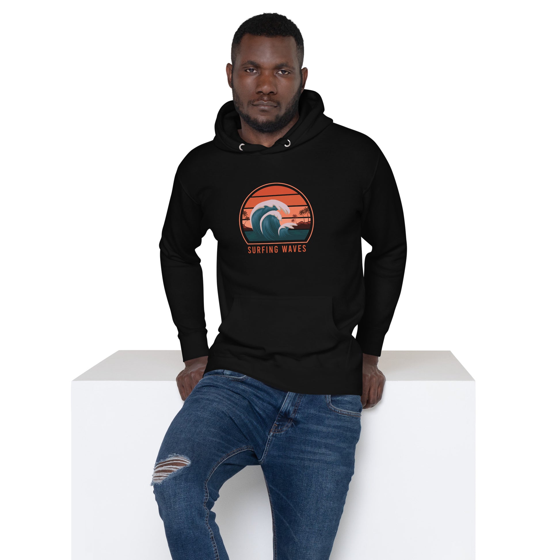 Surfer Waves - Unisex Hoodie - HobbyMeFree