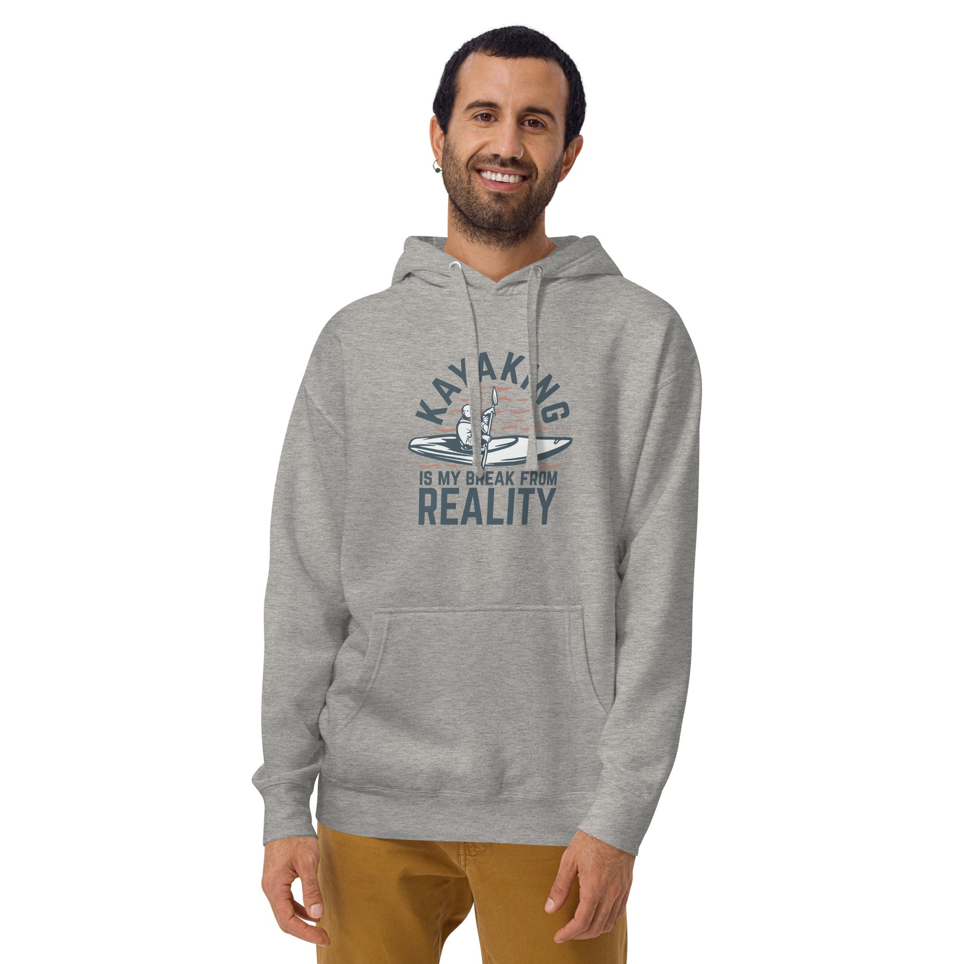 Kayaking, break from reality - Unisex Hoodie - HobbyMeFree