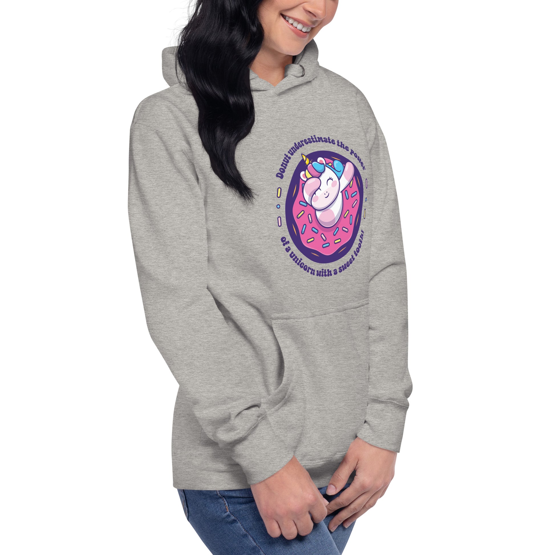 Donut Unicorn Women Hoodie - HobbyMeFree