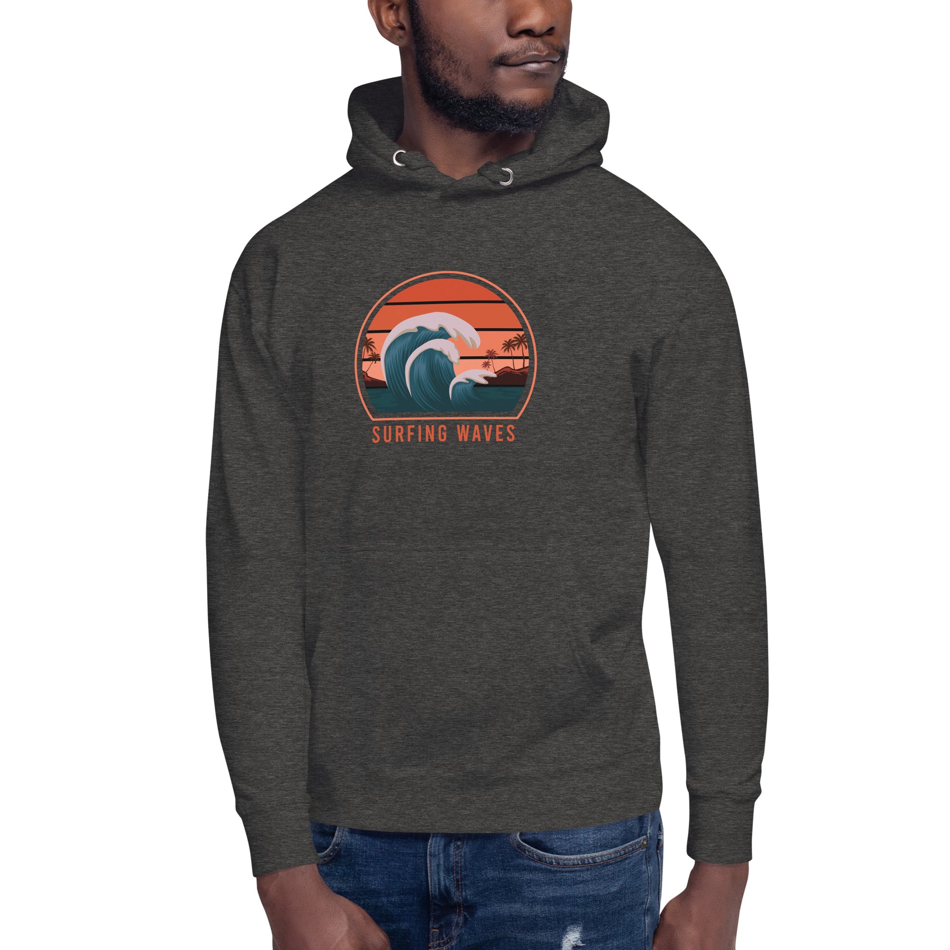 Surfer Waves - Unisex Hoodie - HobbyMeFree