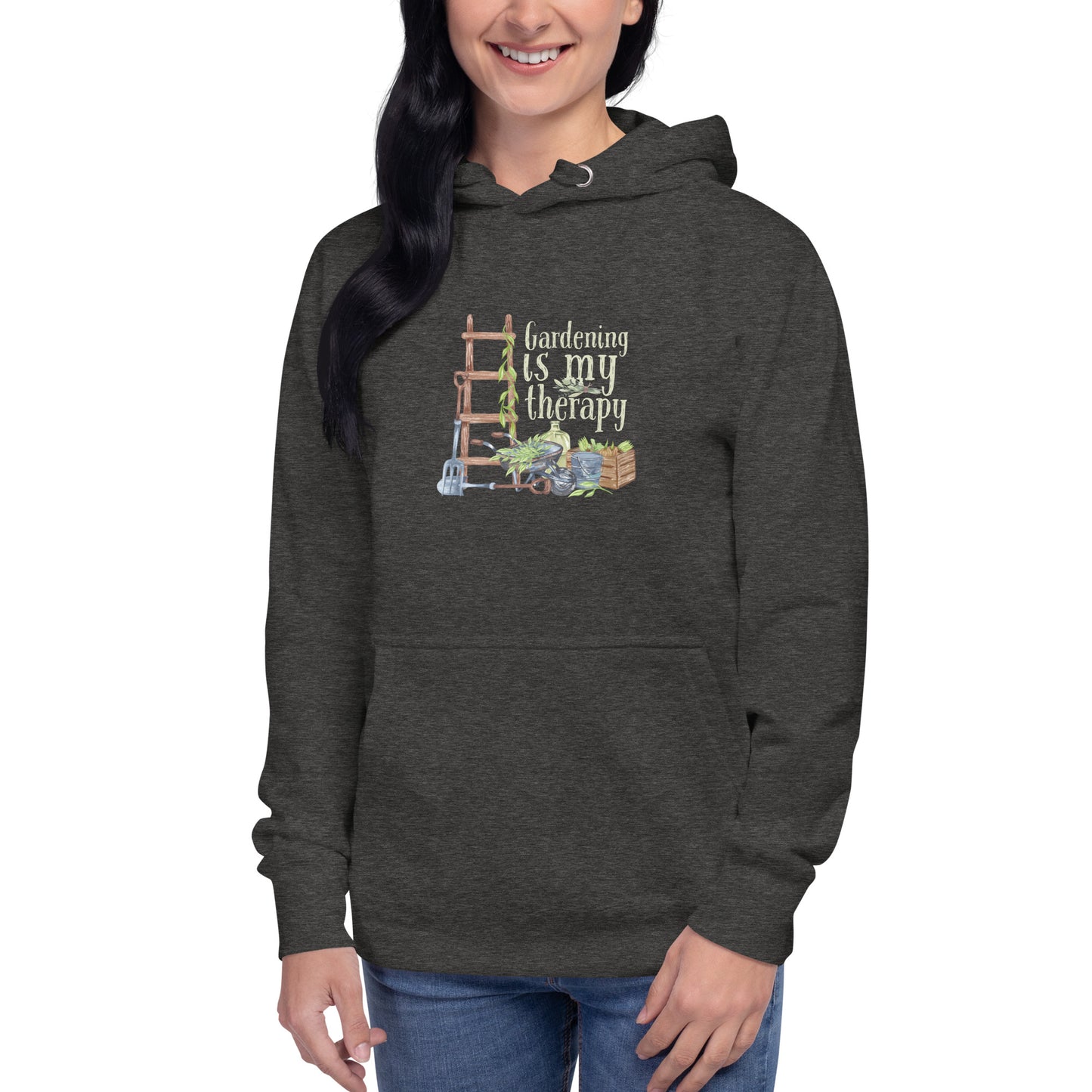 Gardening is my therapy Unisex Hoodie - HobbyMeFree