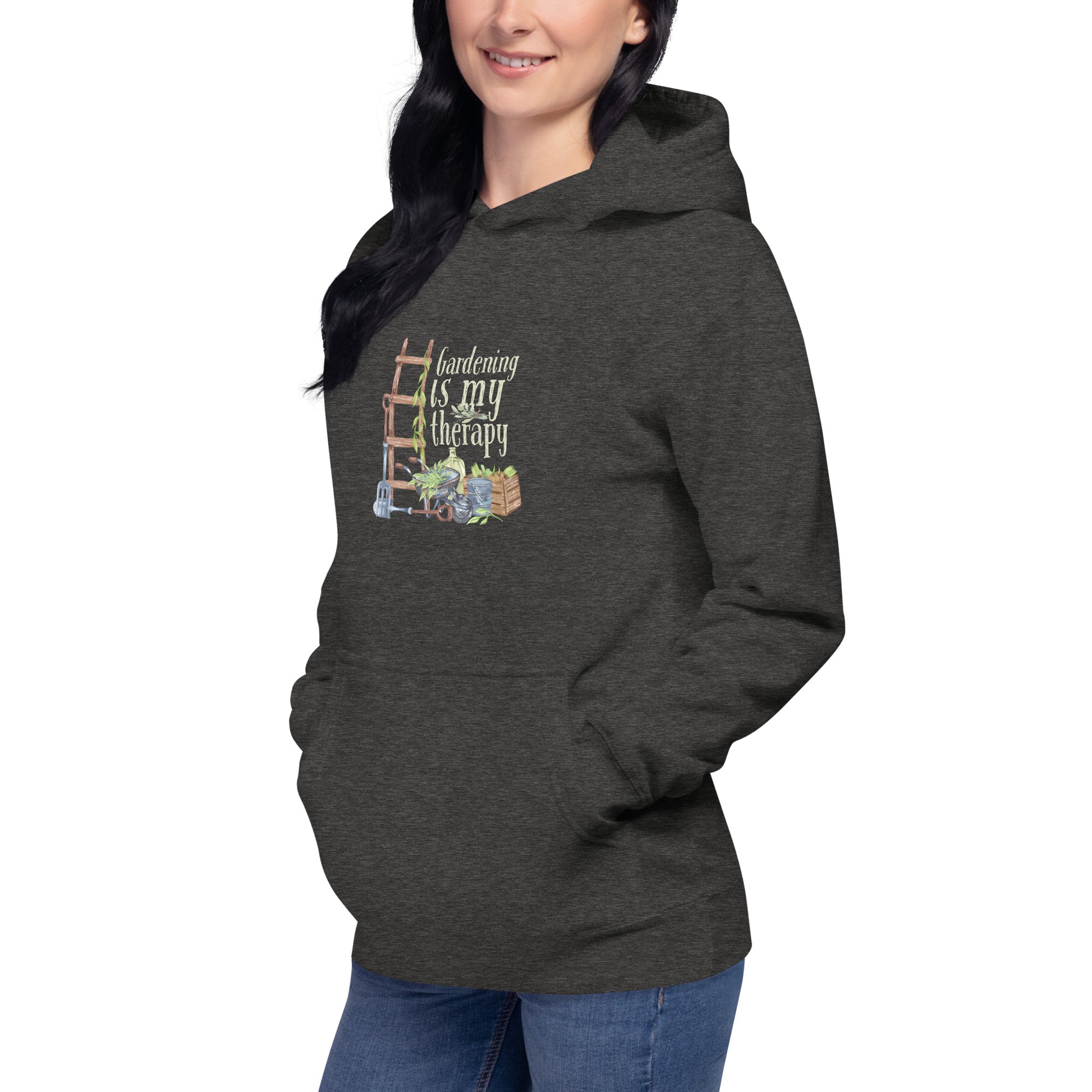 Gardening is my therapy Unisex Hoodie - HobbyMeFree