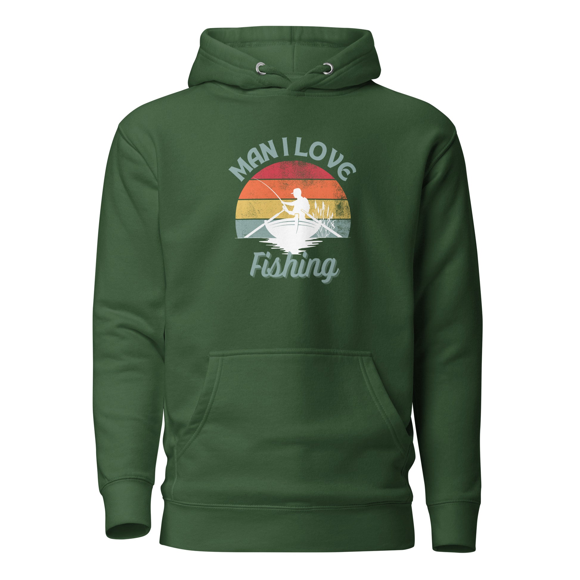 Man, I Love Fishing - Unisex Hoodie - HobbyMeFree