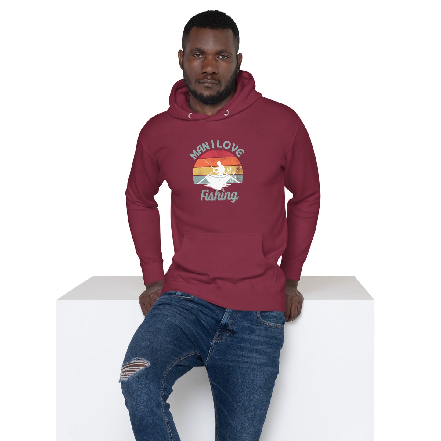 Man, I Love Fishing - Unisex Hoodie - HobbyMeFree