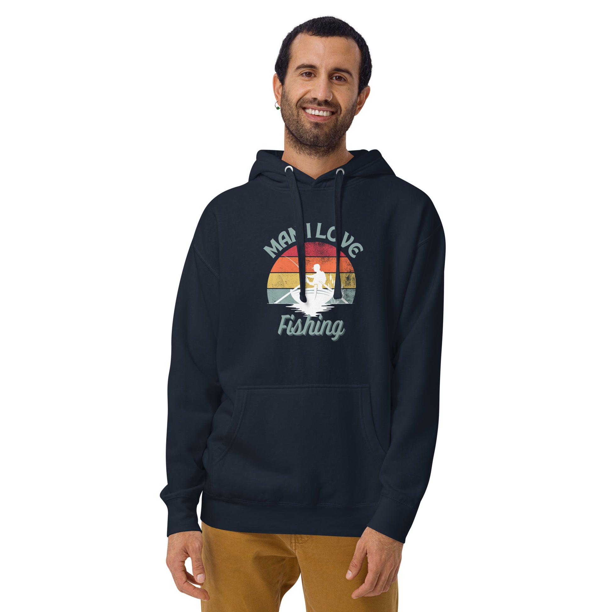 Man, I Love Fishing - Unisex Hoodie - HobbyMeFree