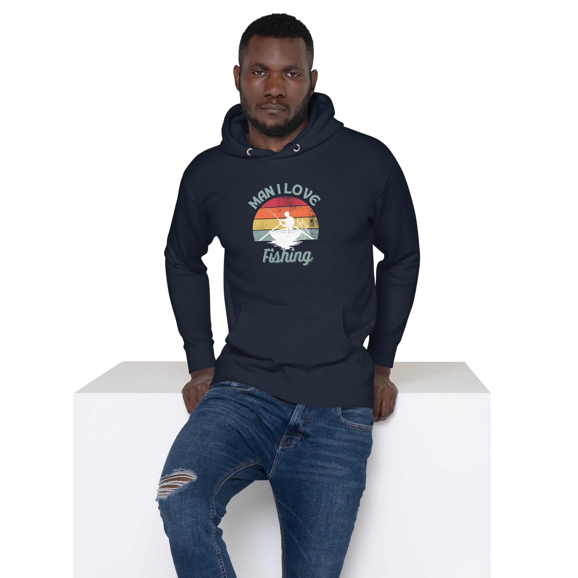 Man, I Love Fishing - Unisex Hoodie - HobbyMeFree