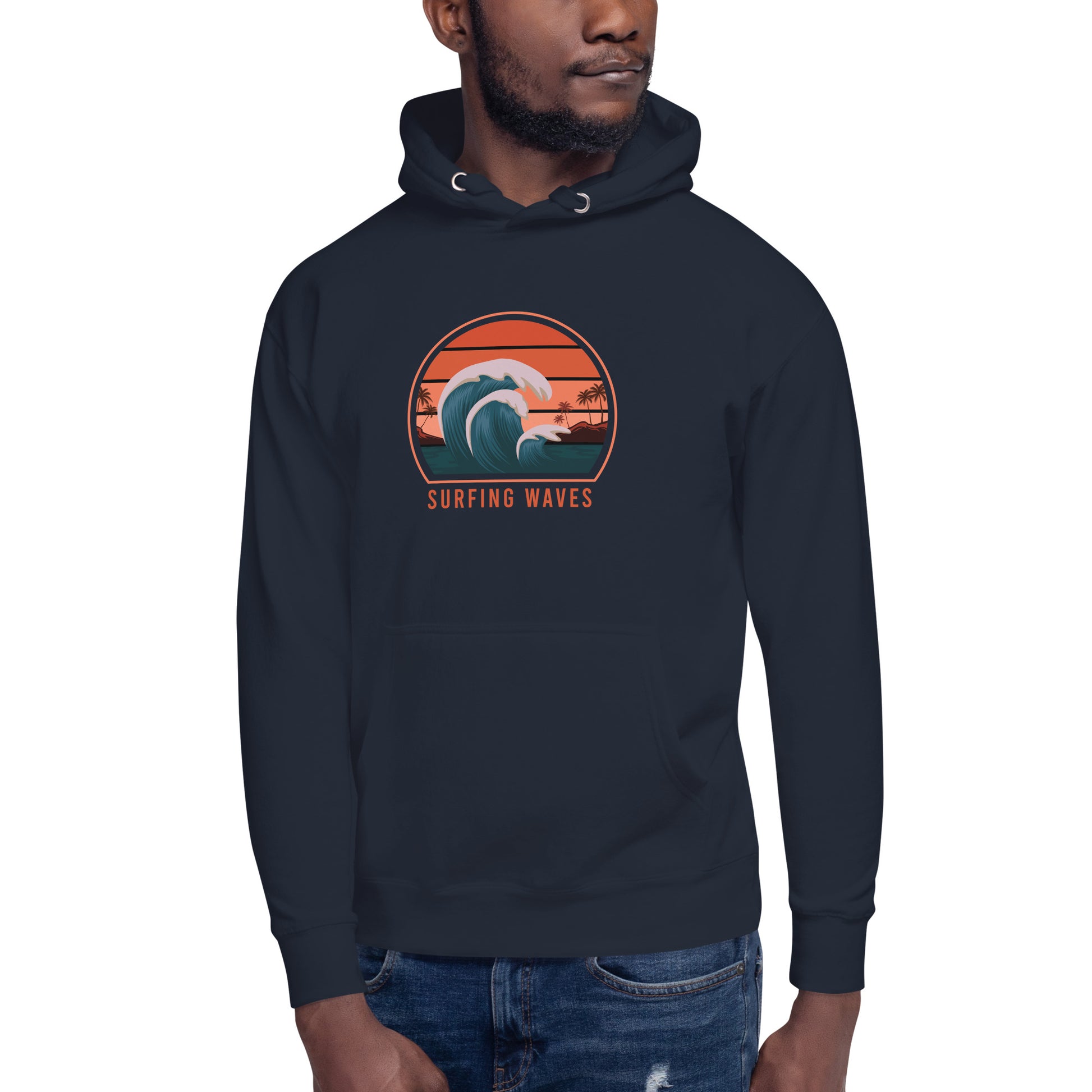 Surfer Waves - Unisex Hoodie - HobbyMeFree