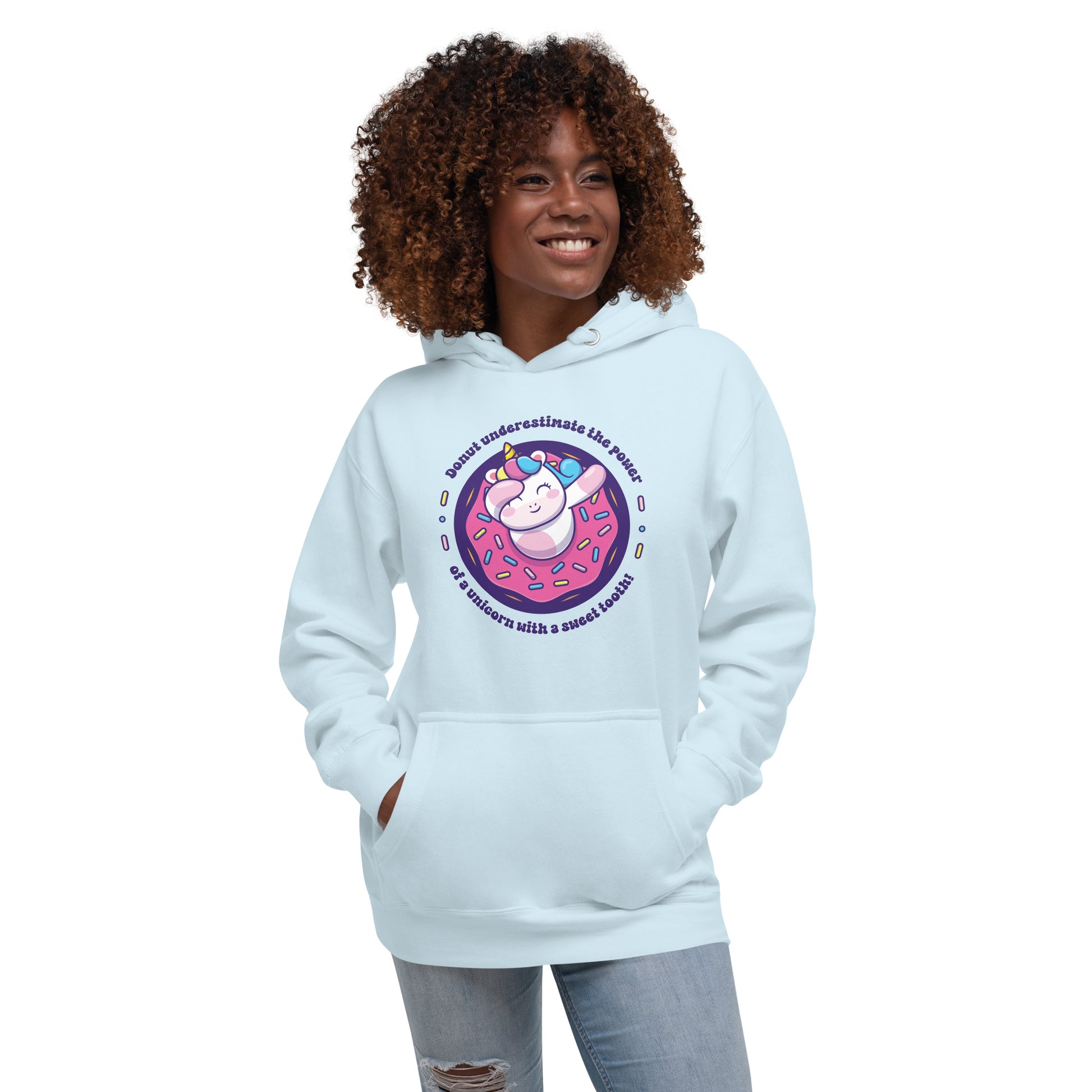 Donut Unicorn Women Hoodie - HobbyMeFree