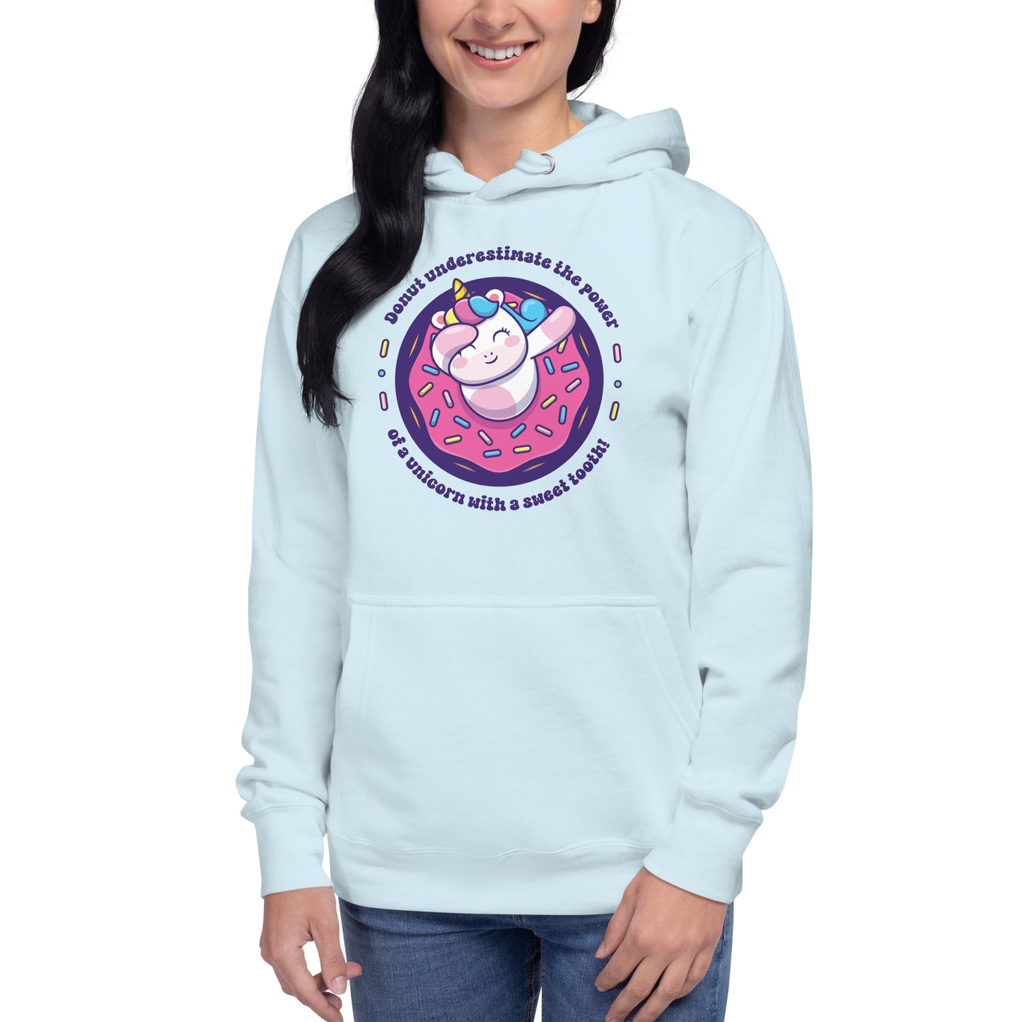 Donut Unicorn Women Hoodie - HobbyMeFree