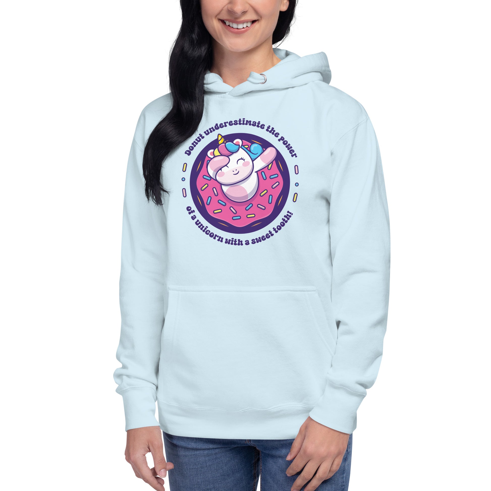 Donut Unicorn Women Hoodie - HobbyMeFree