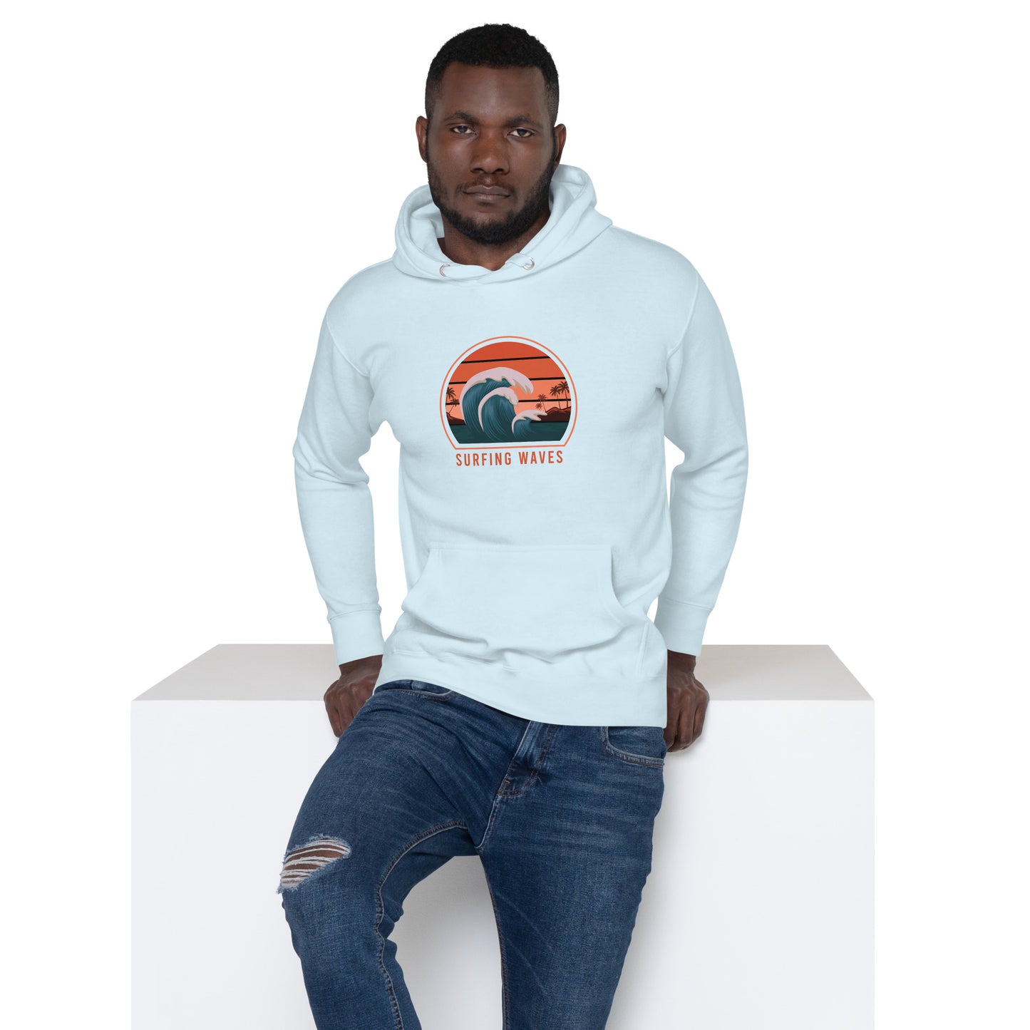 Surfer Waves - Unisex Hoodie - HobbyMeFree