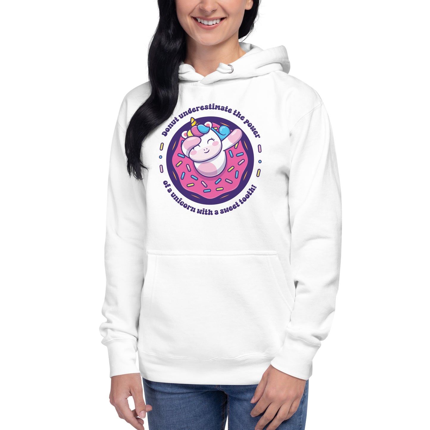 Donut Unicorn Women Hoodie - HobbyMeFree