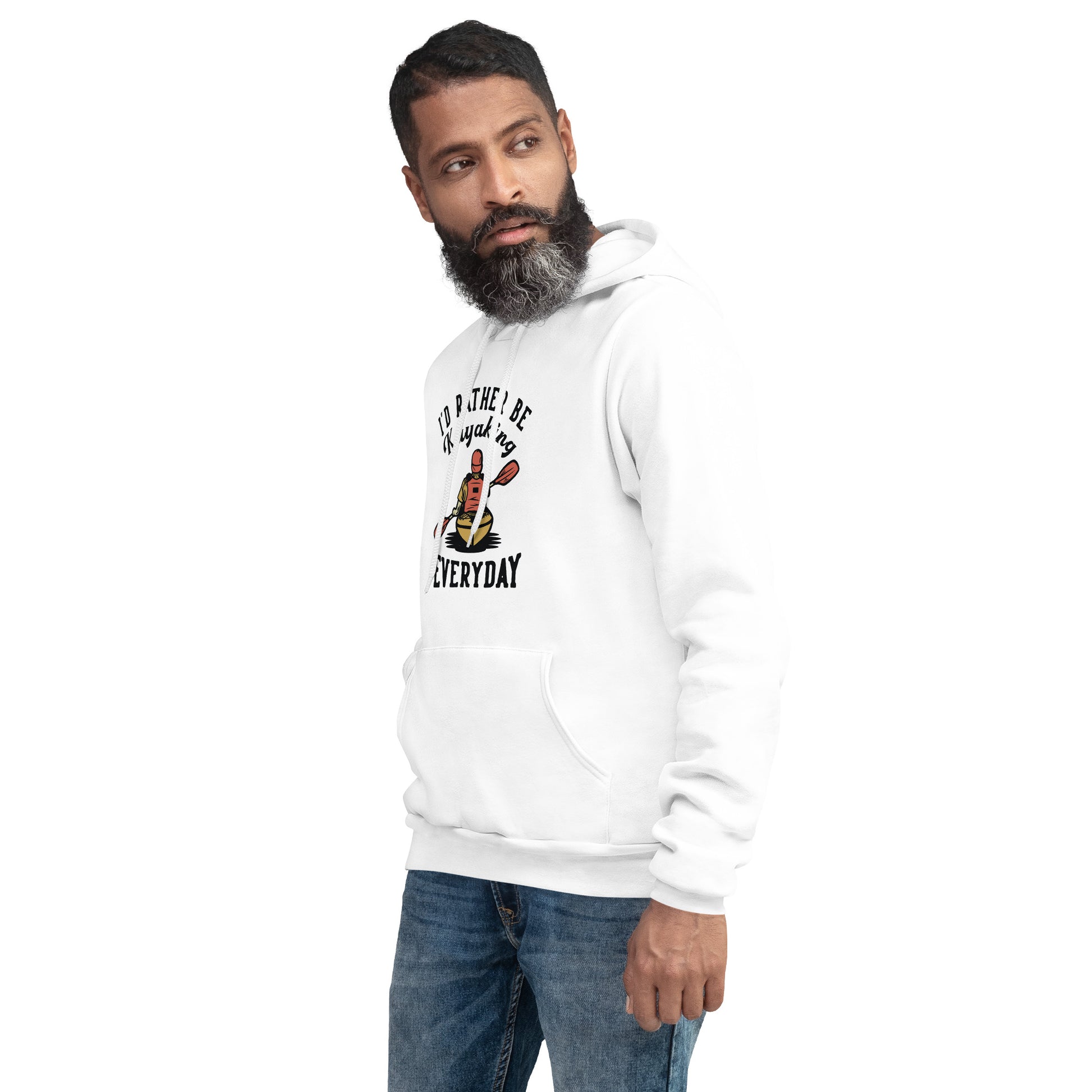 I'd rather be kayaking - Unisex hoodie - HobbyMeFree