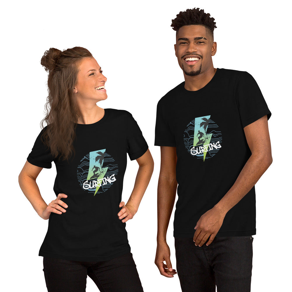 Surfing - Unisex t-shirt - HobbyMeFree