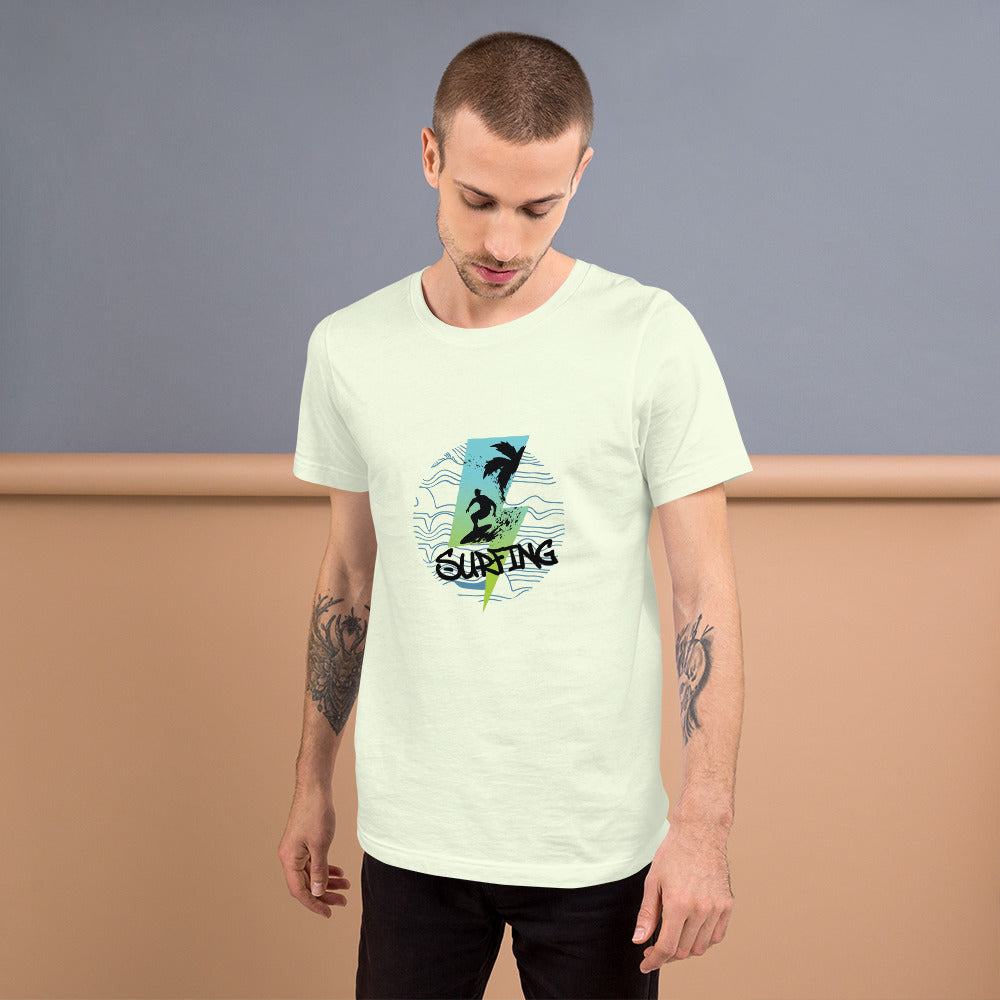 Surfing - Unisex t-shirt - HobbyMeFree