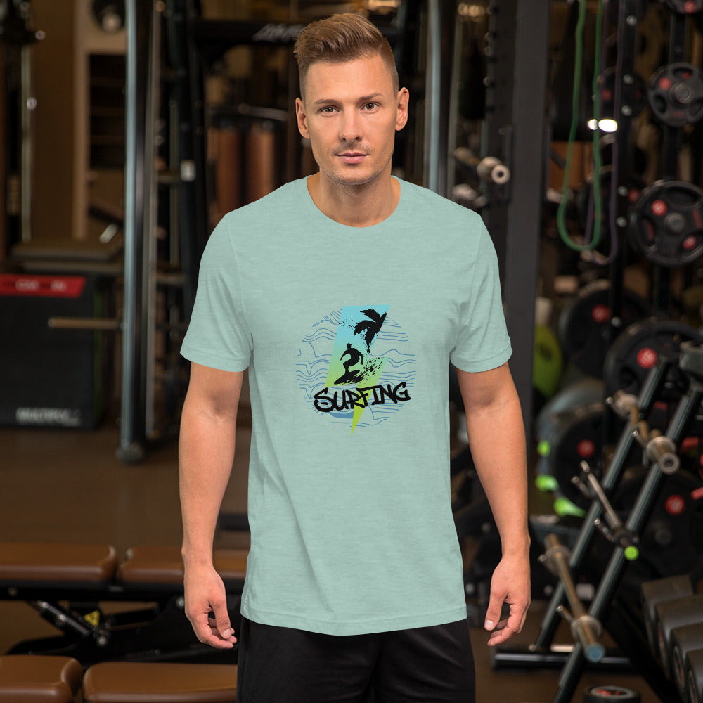 Surfing - Unisex t-shirt - HobbyMeFree