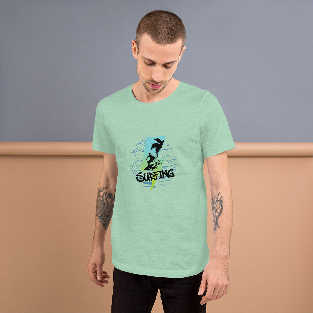 Surfing - Unisex t-shirt - HobbyMeFree