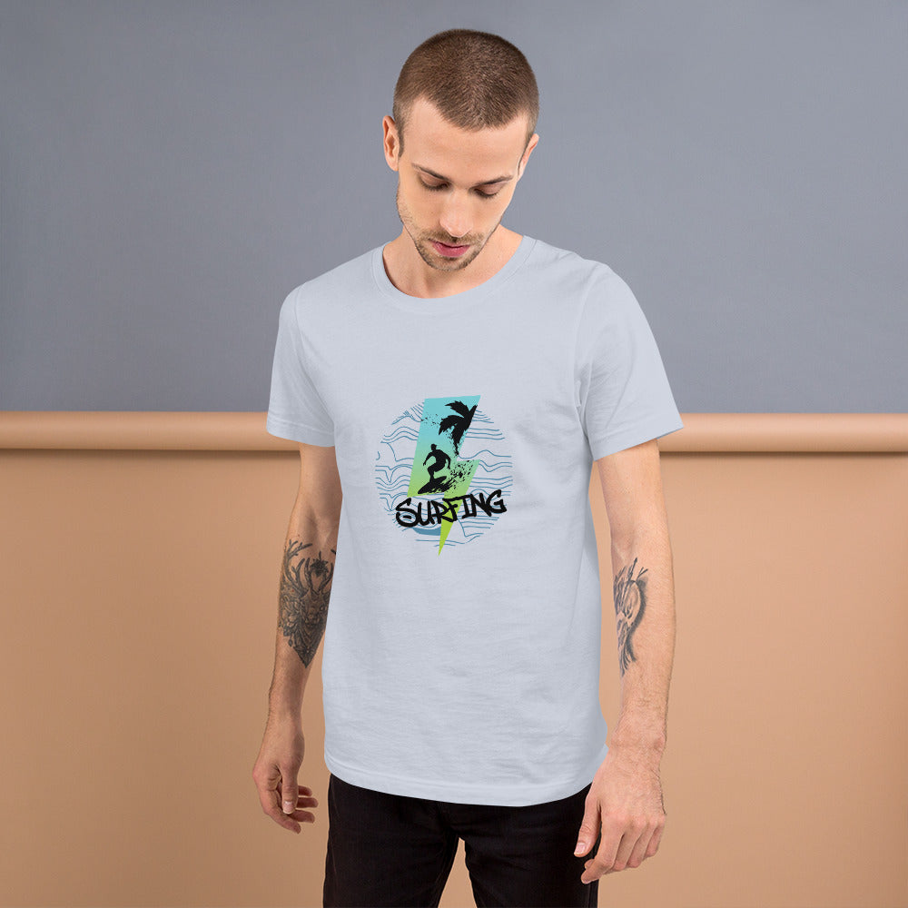 Surfing - Unisex t-shirt - HobbyMeFree