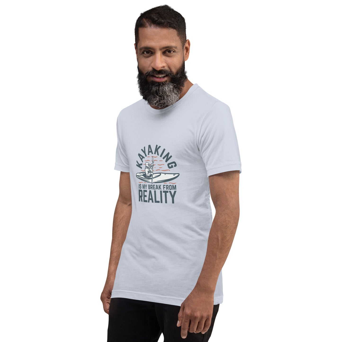 Kayaking, break from reality - Unisex t-shirt - HobbyMeFree