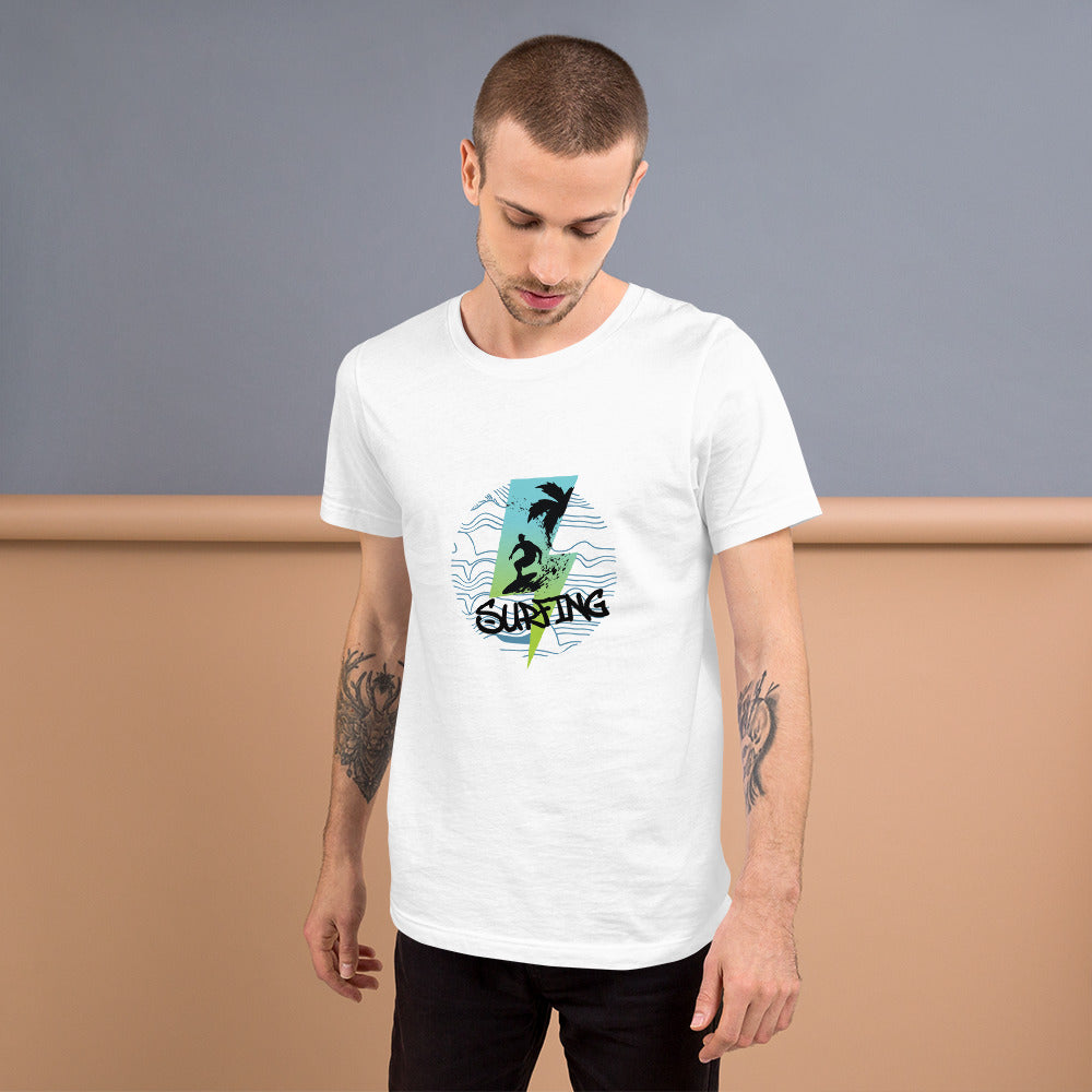 Surfing - Unisex t-shirt - HobbyMeFree