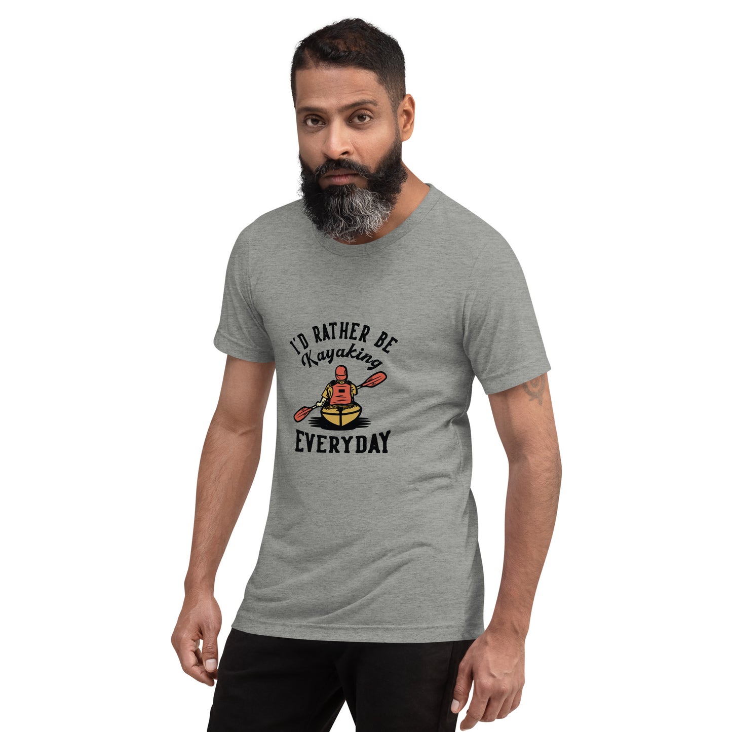 I'd rather be kayaking - Short sleeve t-shirt - HobbyMeFree