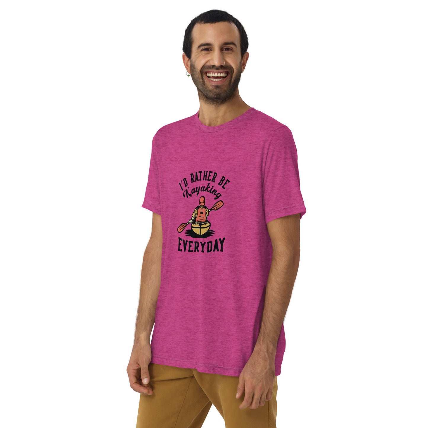 I'd rather be kayaking - Short sleeve t-shirt - HobbyMeFree