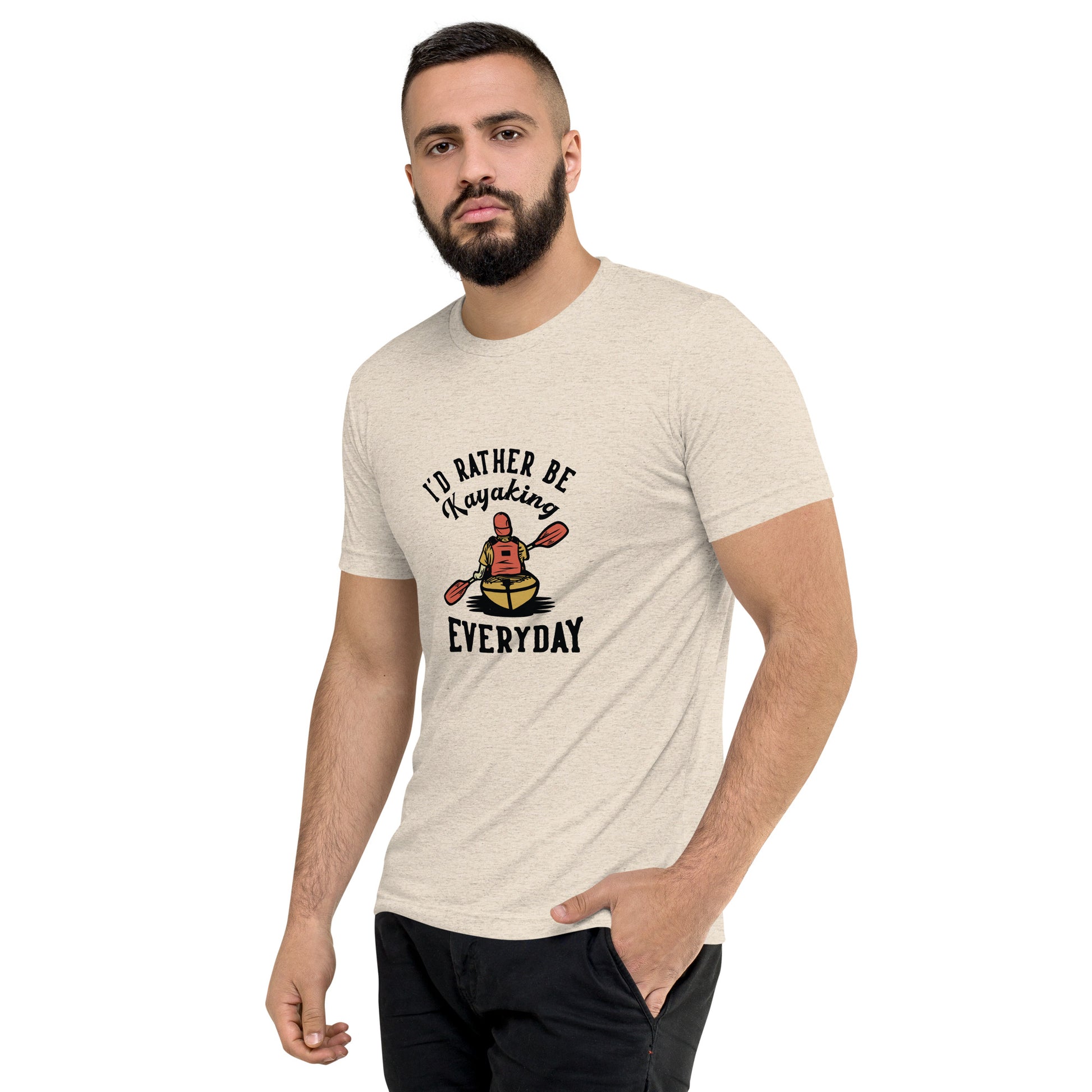 I'd rather be kayaking - Short sleeve t-shirt - HobbyMeFree