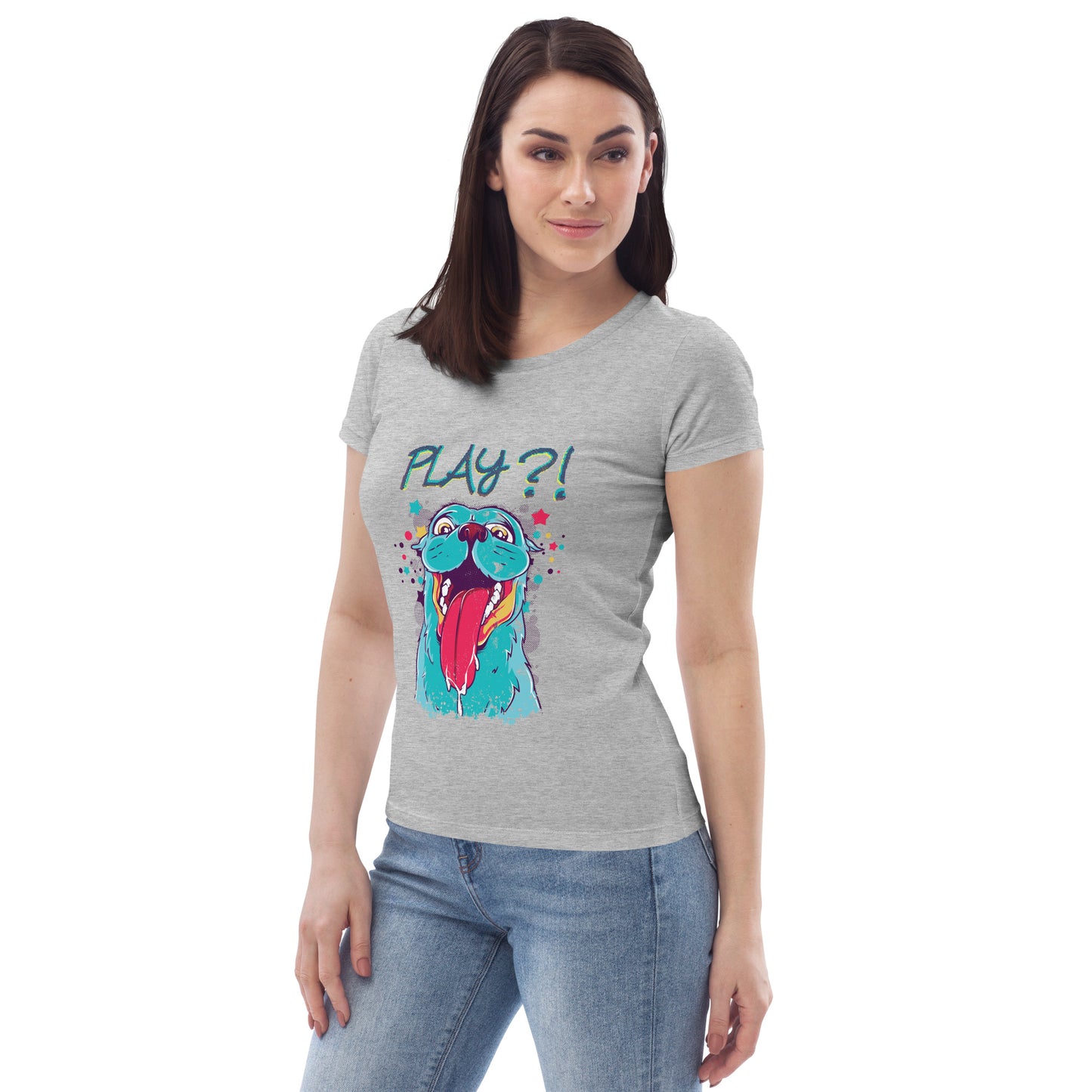 Dog Love - Women's fitted eco tee - HobbyMeFree