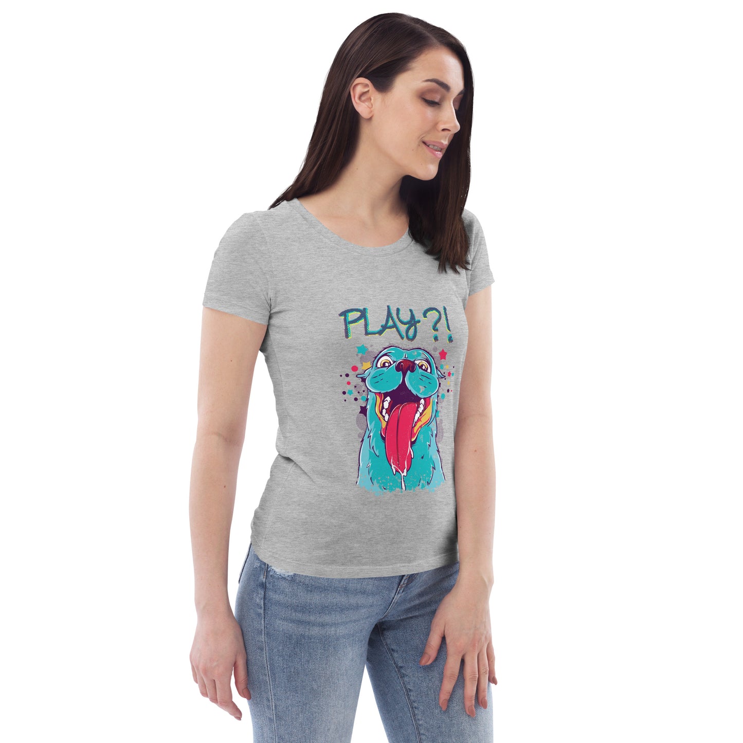 Dog Love - Women's fitted eco tee - HobbyMeFree