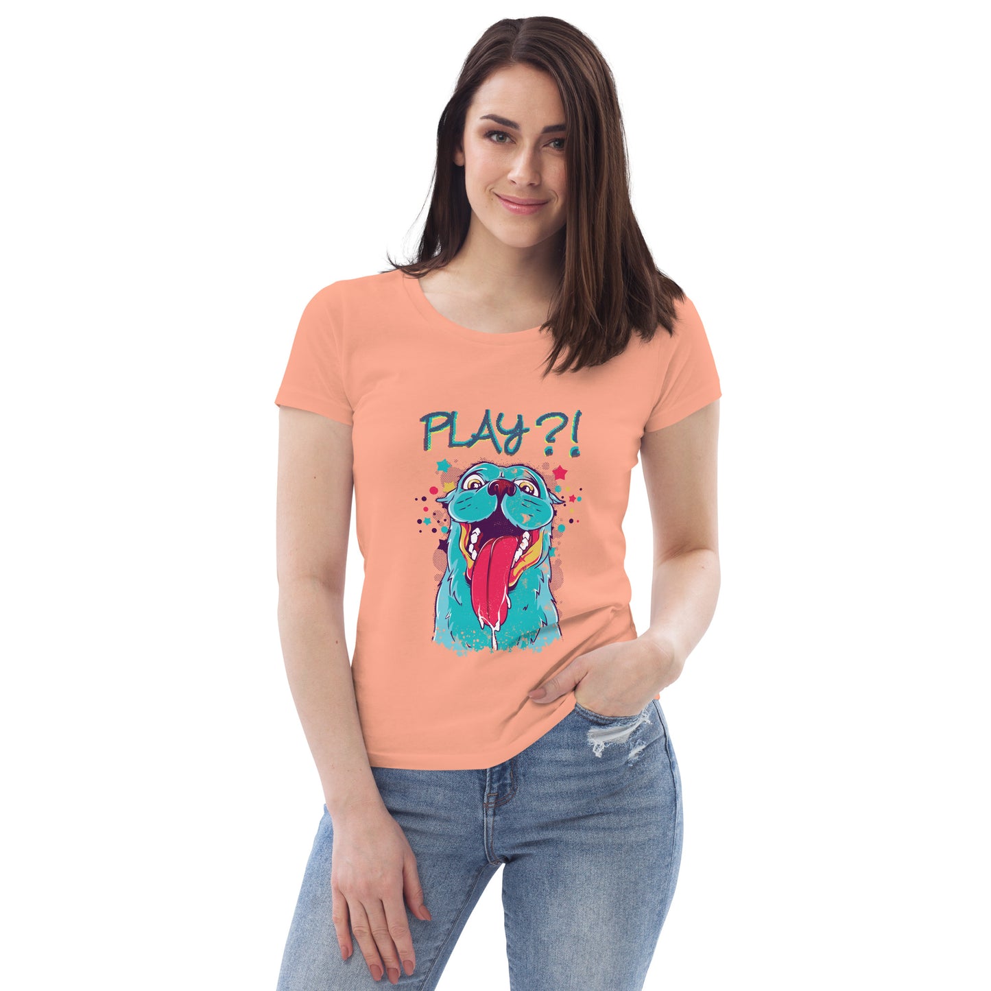 Dog Love - Women's fitted eco tee - HobbyMeFree