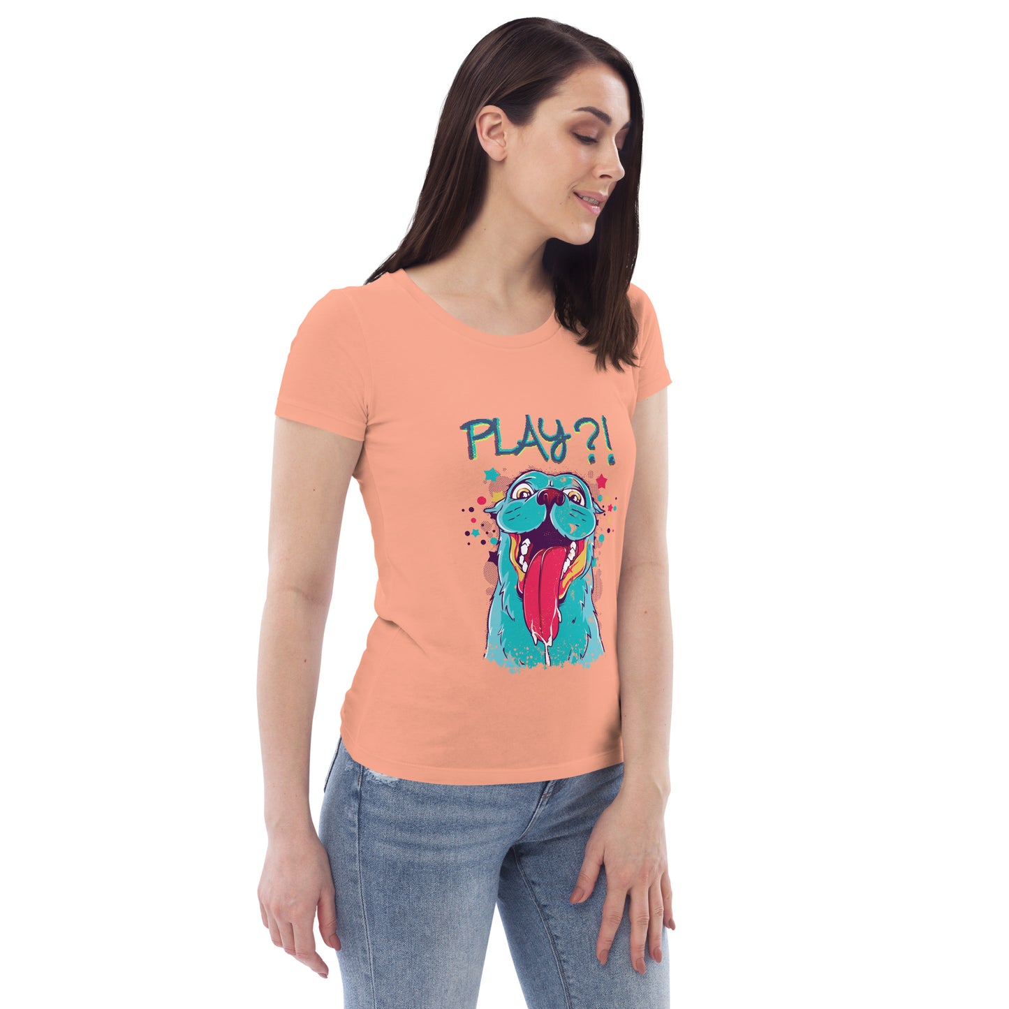 Dog Love - Women's fitted eco tee - HobbyMeFree