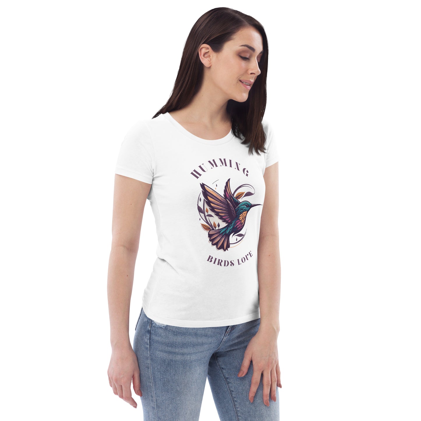 Humming Birds Love Women's fitted eco tee - HobbyMeFree