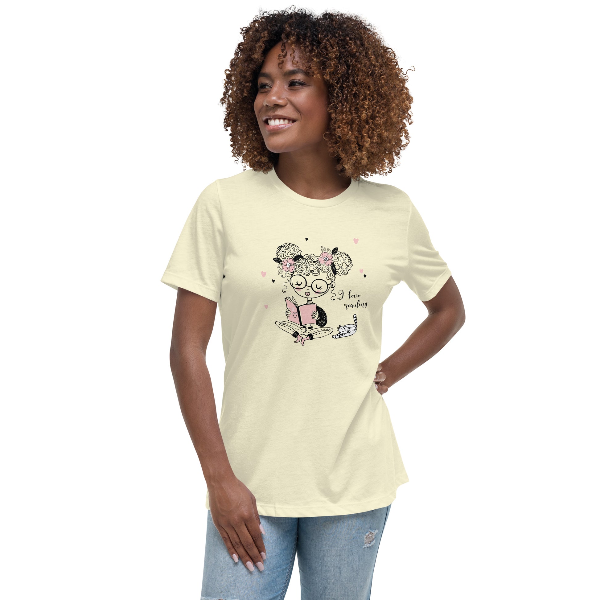 Love Reading - Women's Relaxed T-Shirt - HobbyMeFree