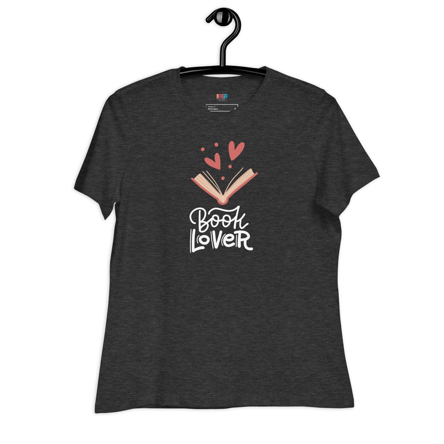 Book Lover - Women's Relaxed T-Shirt - HobbyMeFree