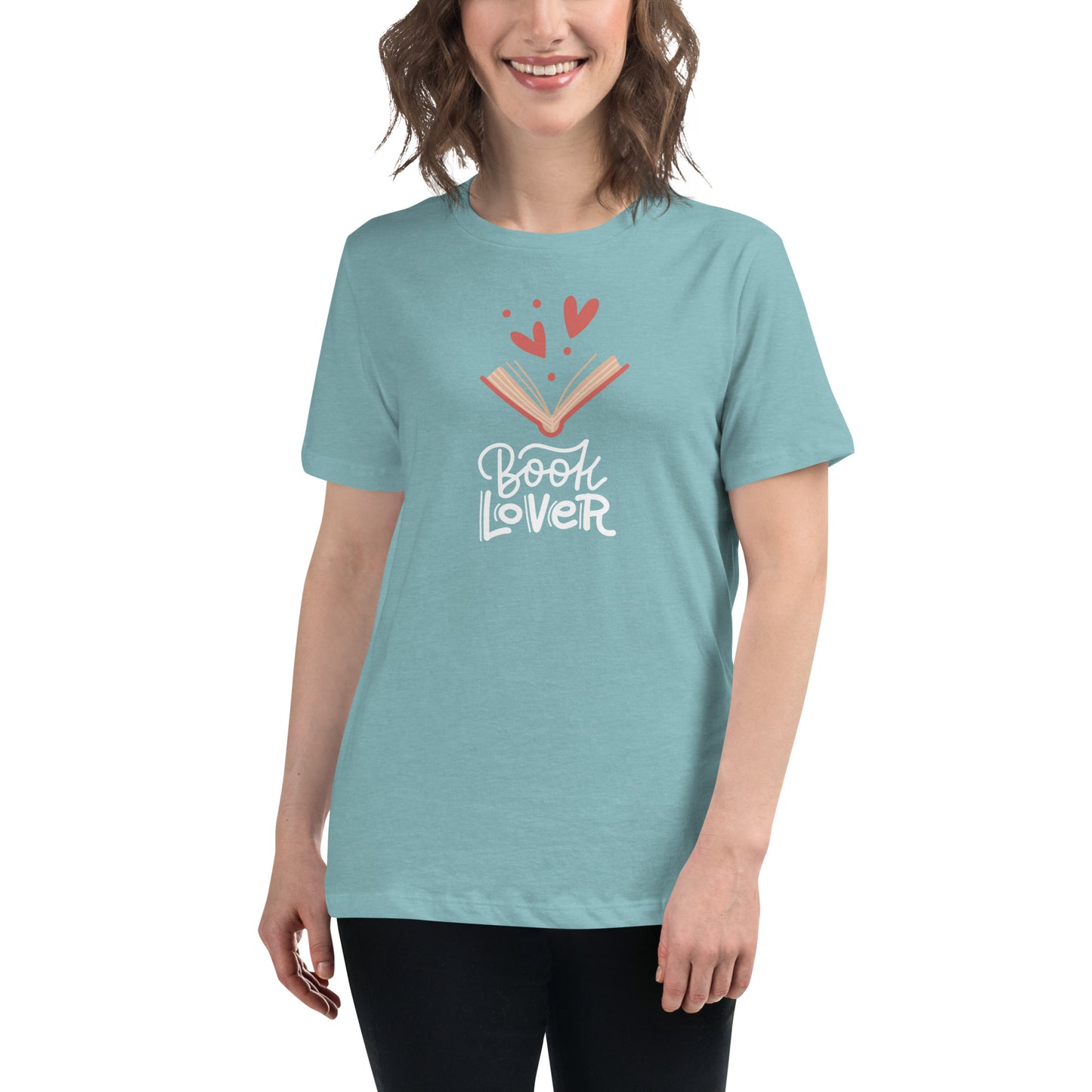 Book Lover - Women's Relaxed T-Shirt - HobbyMeFree