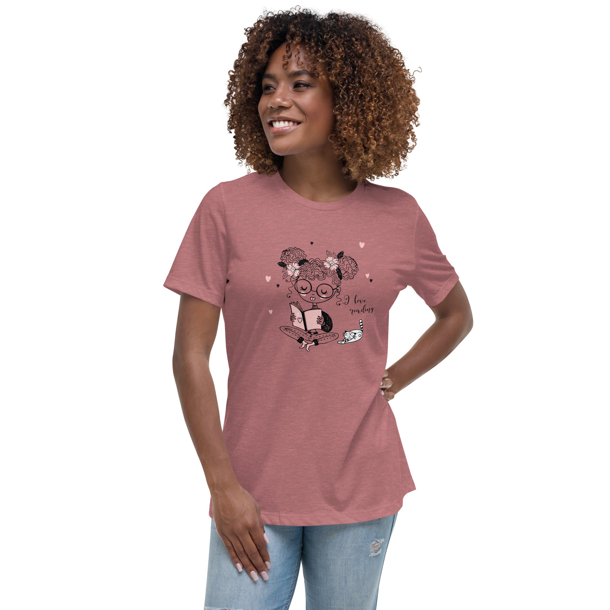 Love Reading - Women's Relaxed T-Shirt - HobbyMeFree