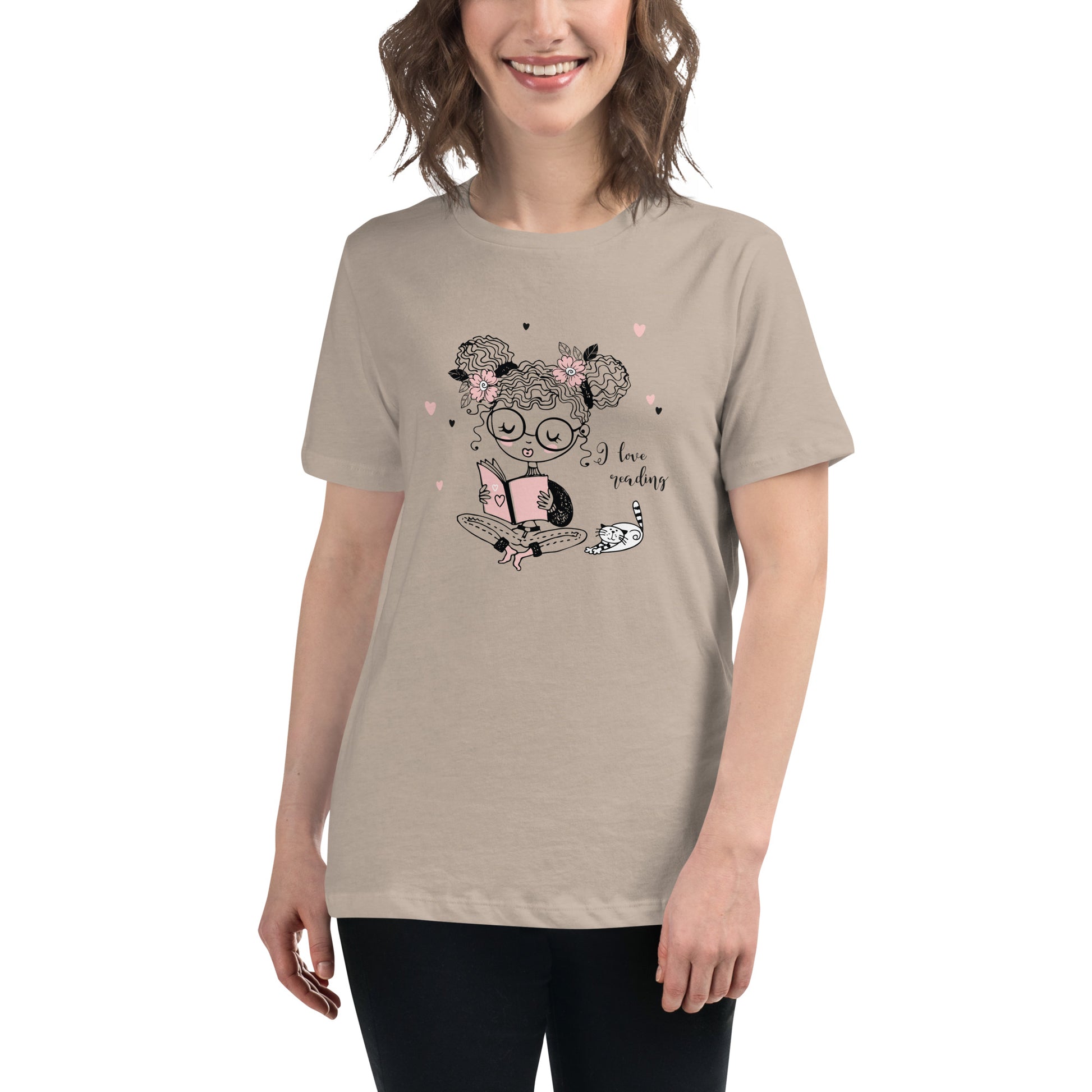 Love Reading - Women's Relaxed T-Shirt - HobbyMeFree