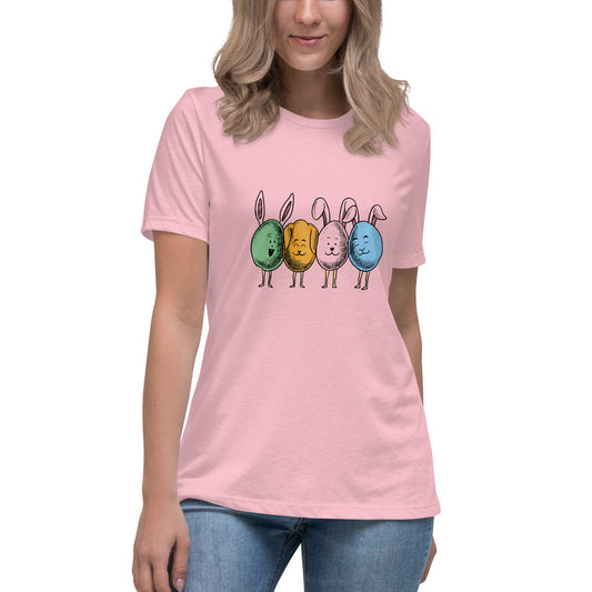 Bunny Easter Edition - Women's Relaxed T-Shirt - HobbyMeFree