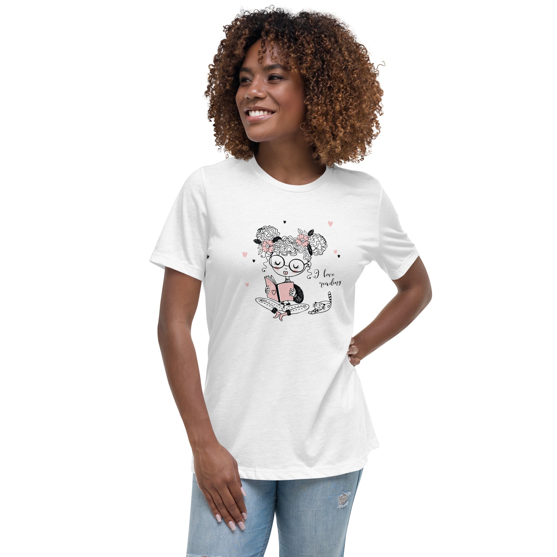 Love Reading - Women's Relaxed T-Shirt - HobbyMeFree